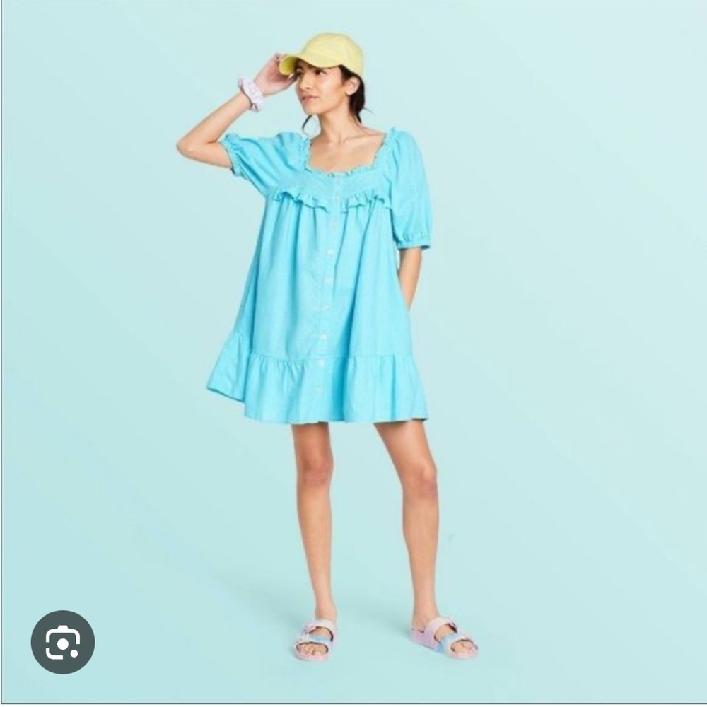 Stoney Clover Lane for Target Linen Blend Dress 🫐